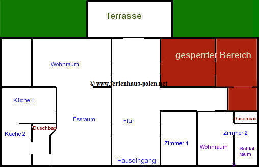 Ferienhaus Polen-Ferienhaus Gusthof Jagienki nhe Miedzyzdroje (Misdroy) an der Ostsee/Pole