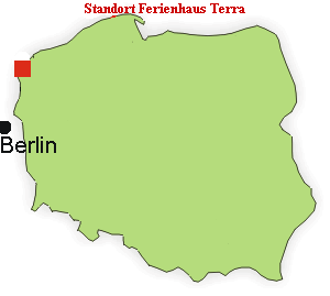 Ferienhaus Polen - Ferienhaus Terra in Kolczewo n�he Wiselka an der Ostsee /Miedzyzdorje (Misdroy)/ Polen