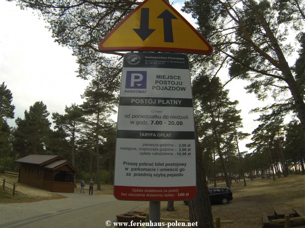 Parkplatz Strand Kopalino polnische Ostsee (7)