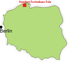 Standort Ferienhaus Fala