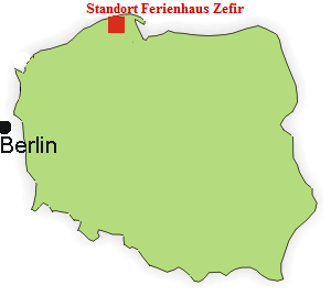 Standort Ferienhaus Zefir