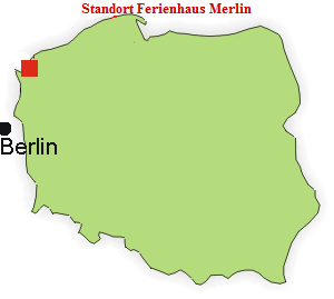 Standort Ferienhaus Merlin