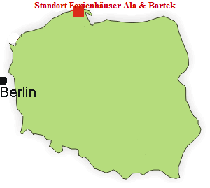Standort Ferienhuser Ala & Bartek