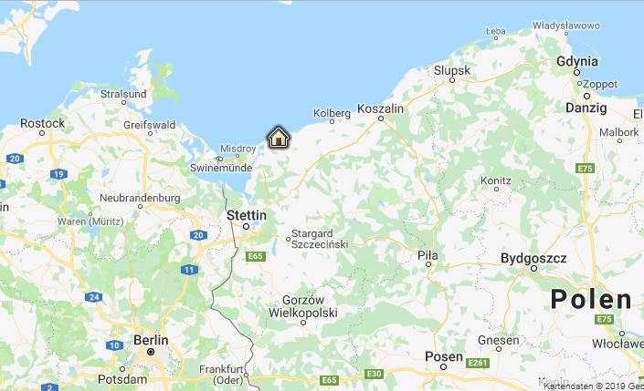Polnische Ostsee Ferienhaus Strand
