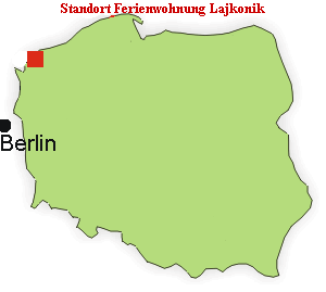Standort Ferienwohnung Lajkonik