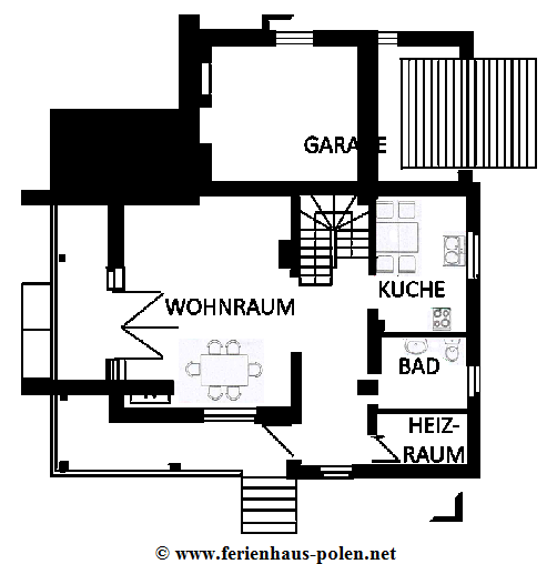 Ferienhaus Polen-Ferienhaus Alfa in Warnowo nhe Miedzyzdroje (Misdroy) an der Ostsee/Polen